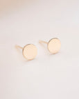 Gold Filled Circle Studs