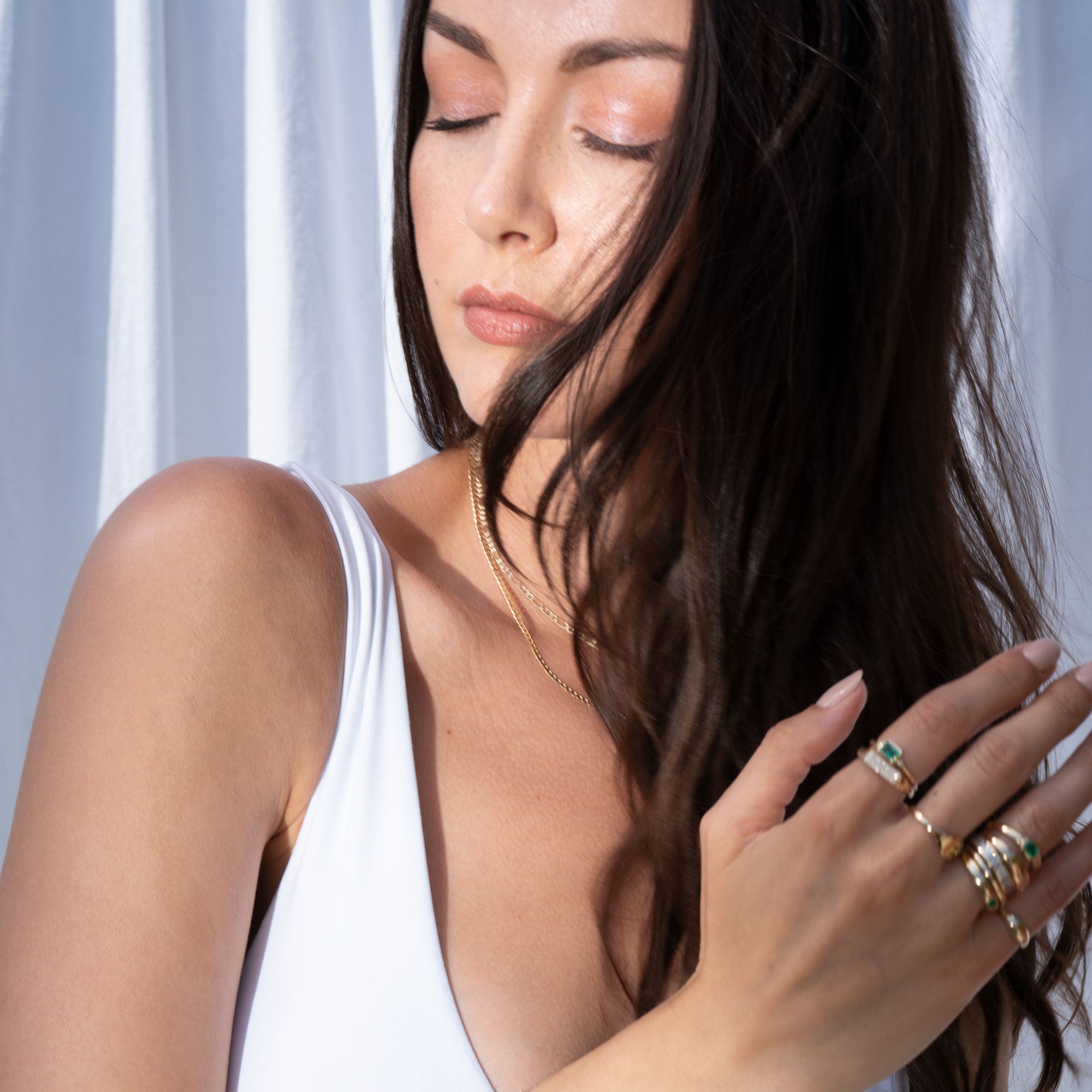 14k Gold Figaro Necklace