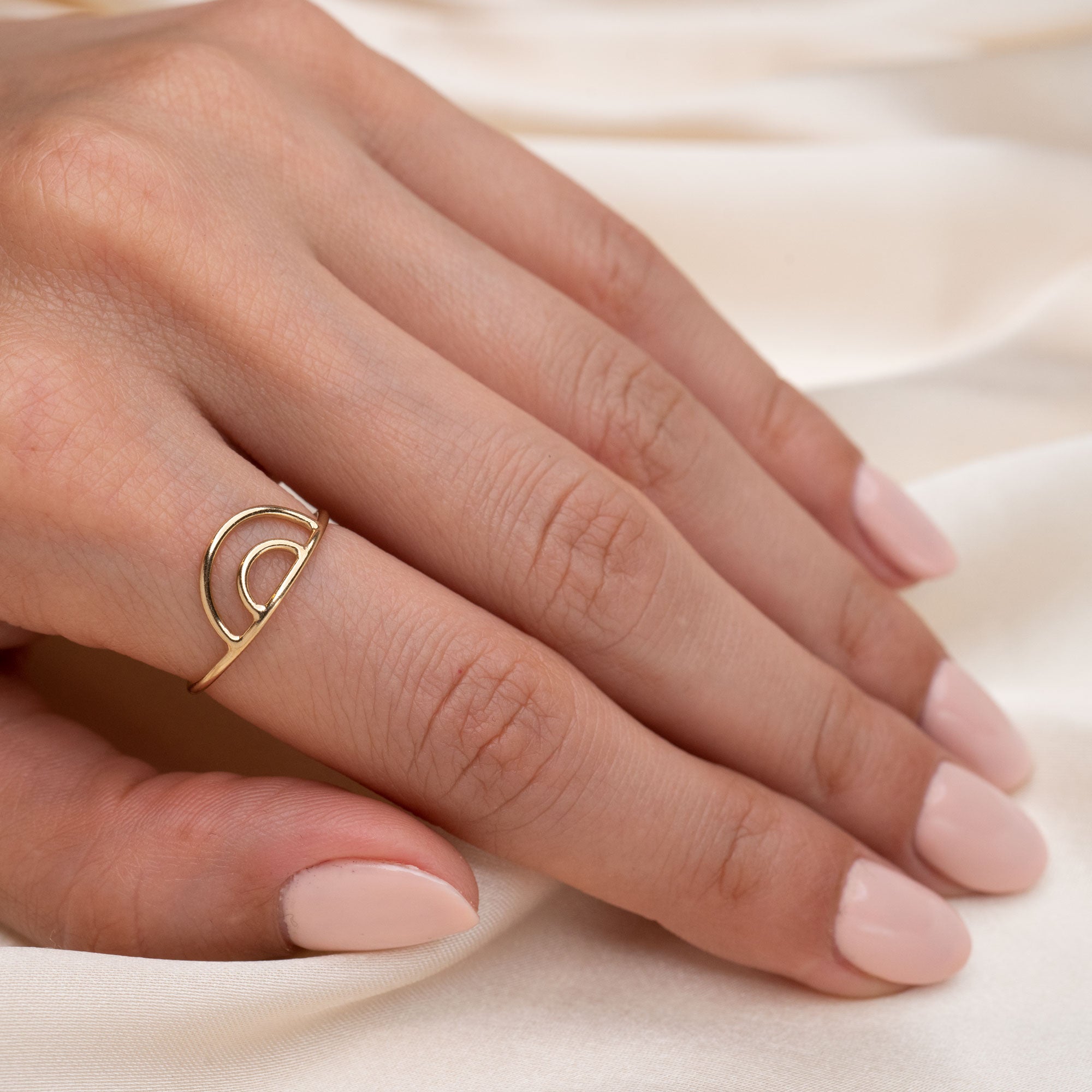 Gold Filled Rainbow Ring