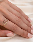 Gold Filled Rainbow Ring