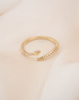 14k Diamond Snake Ring