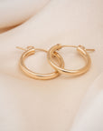 Gold Filled Clasp Hoops