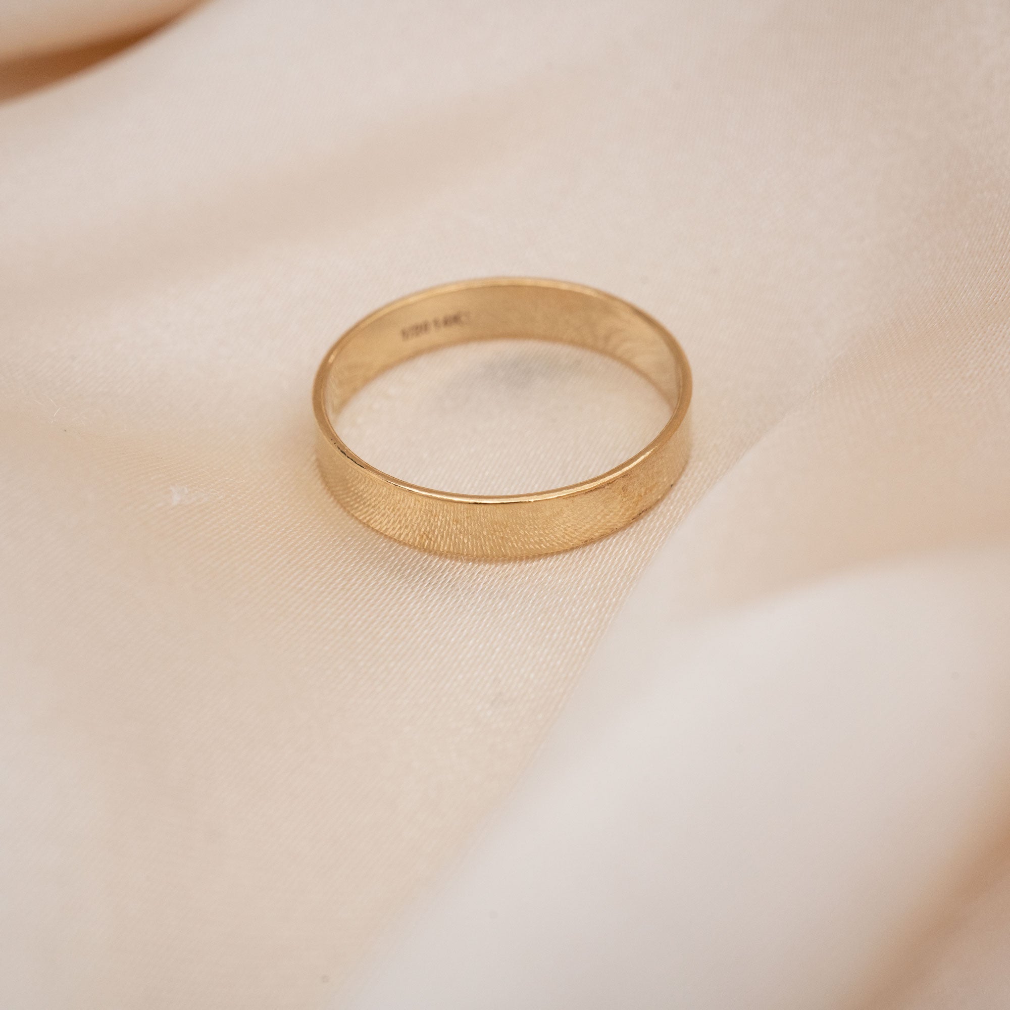 Gold Filled Flat Ring | 3.5mm