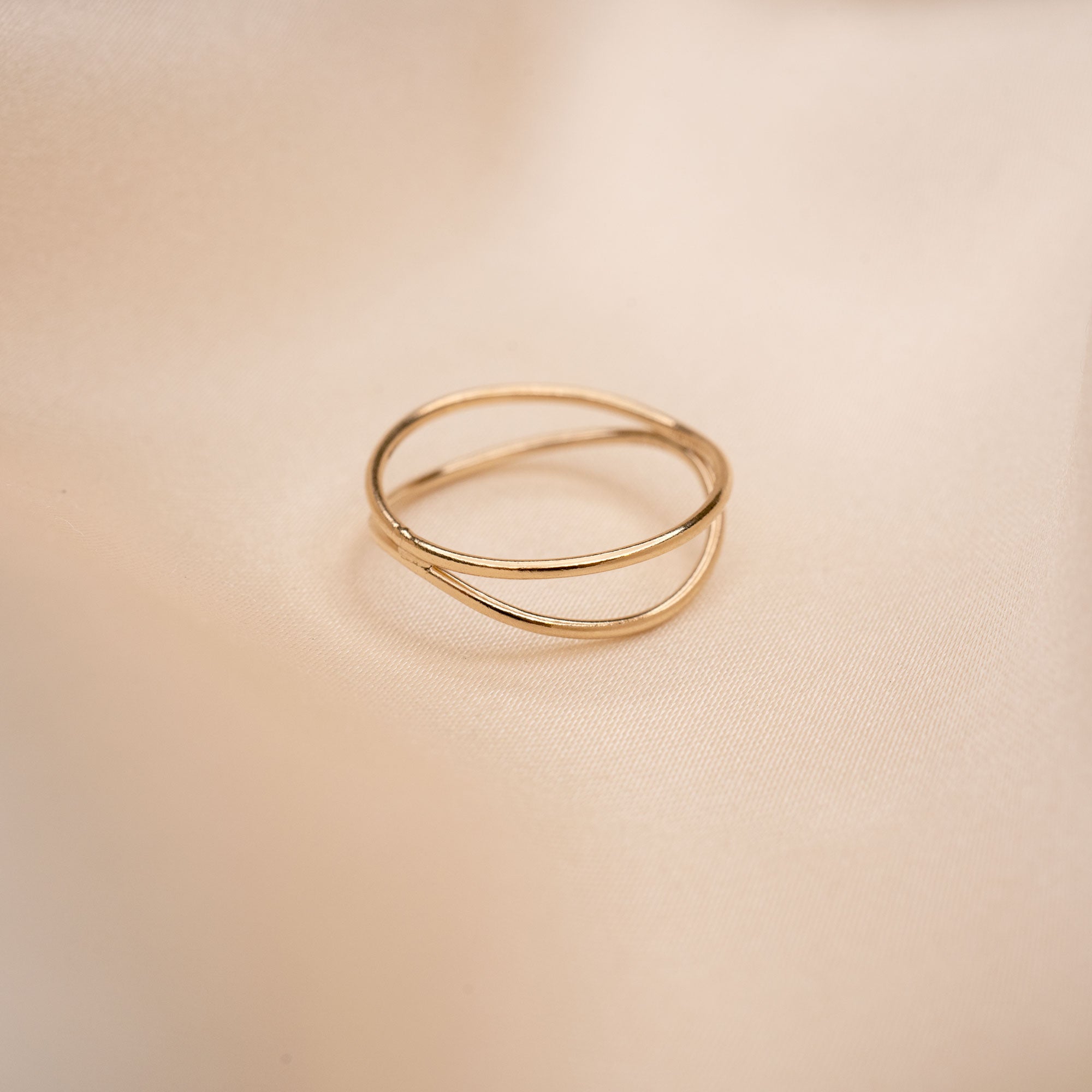 Gold Filled Double Ring