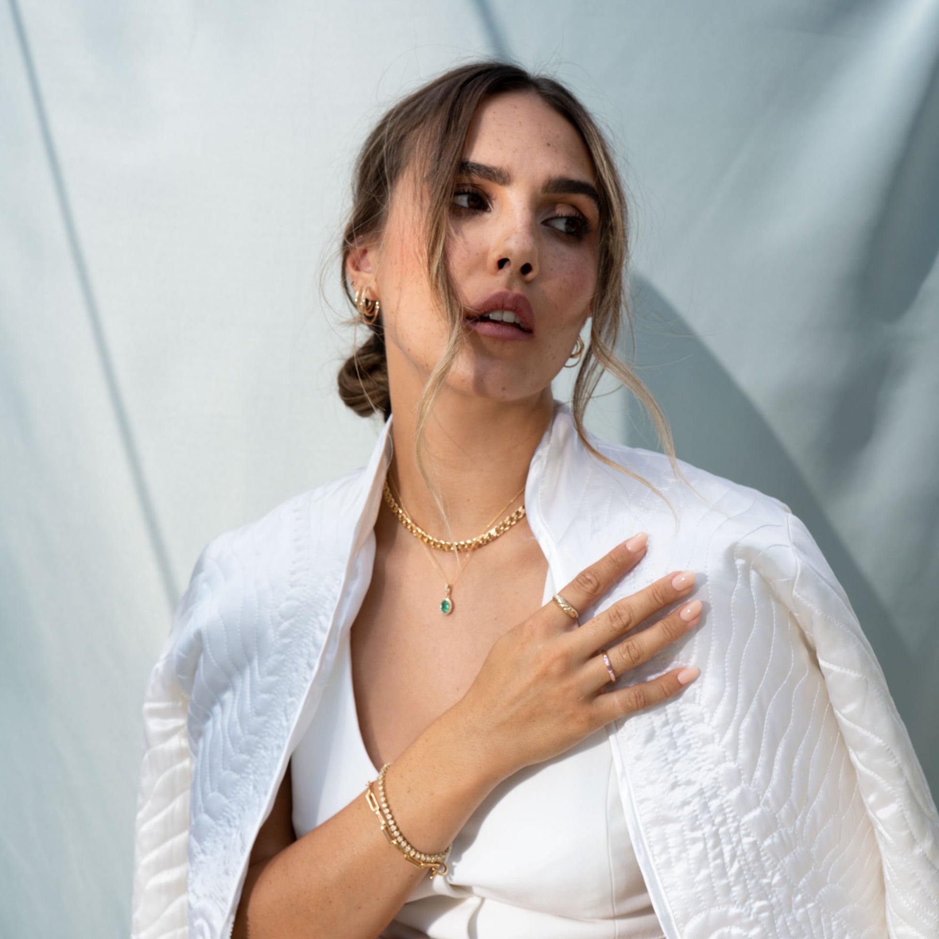 Gold Filled Double Endless Hoops