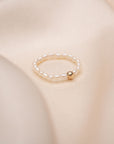14k Solitude Freshwater Pearl Ring