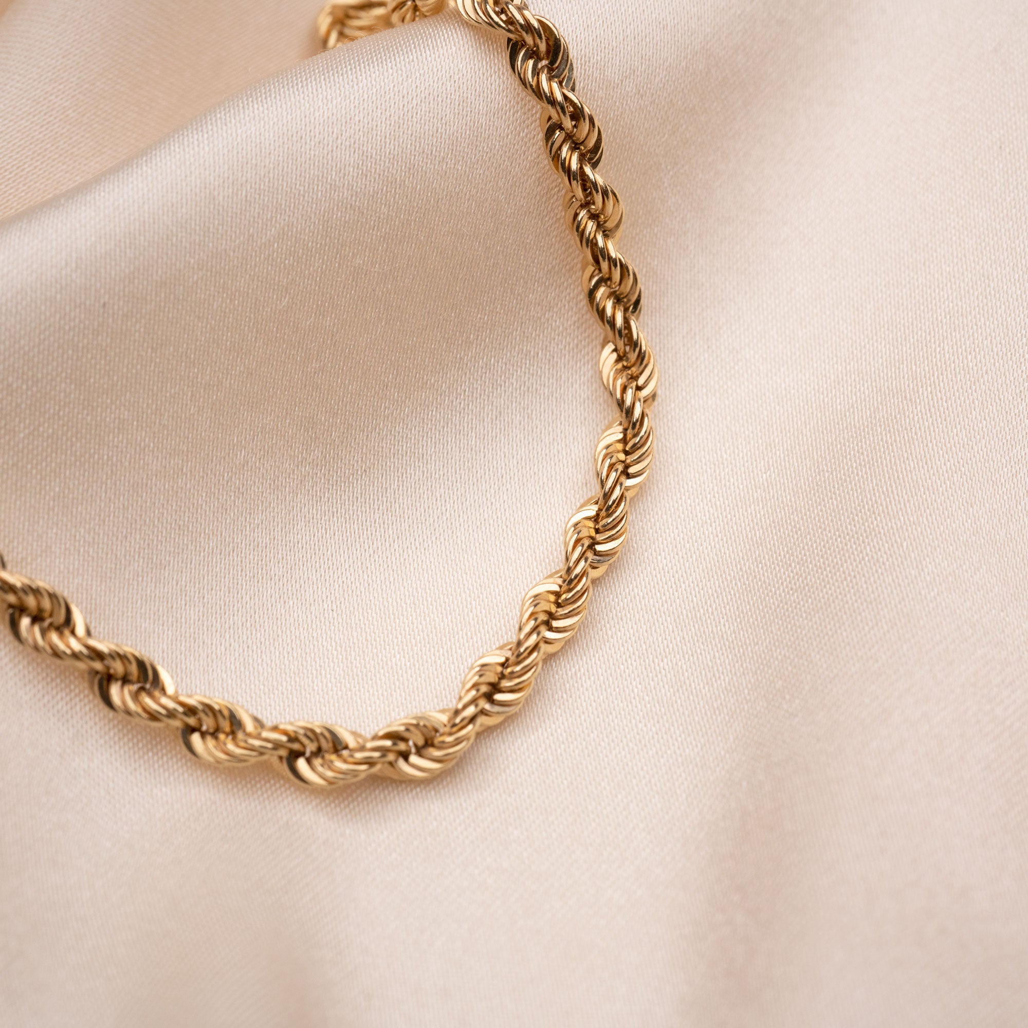 14k Rope Necklace