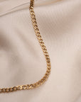 Gold Filled Curb Link Necklace