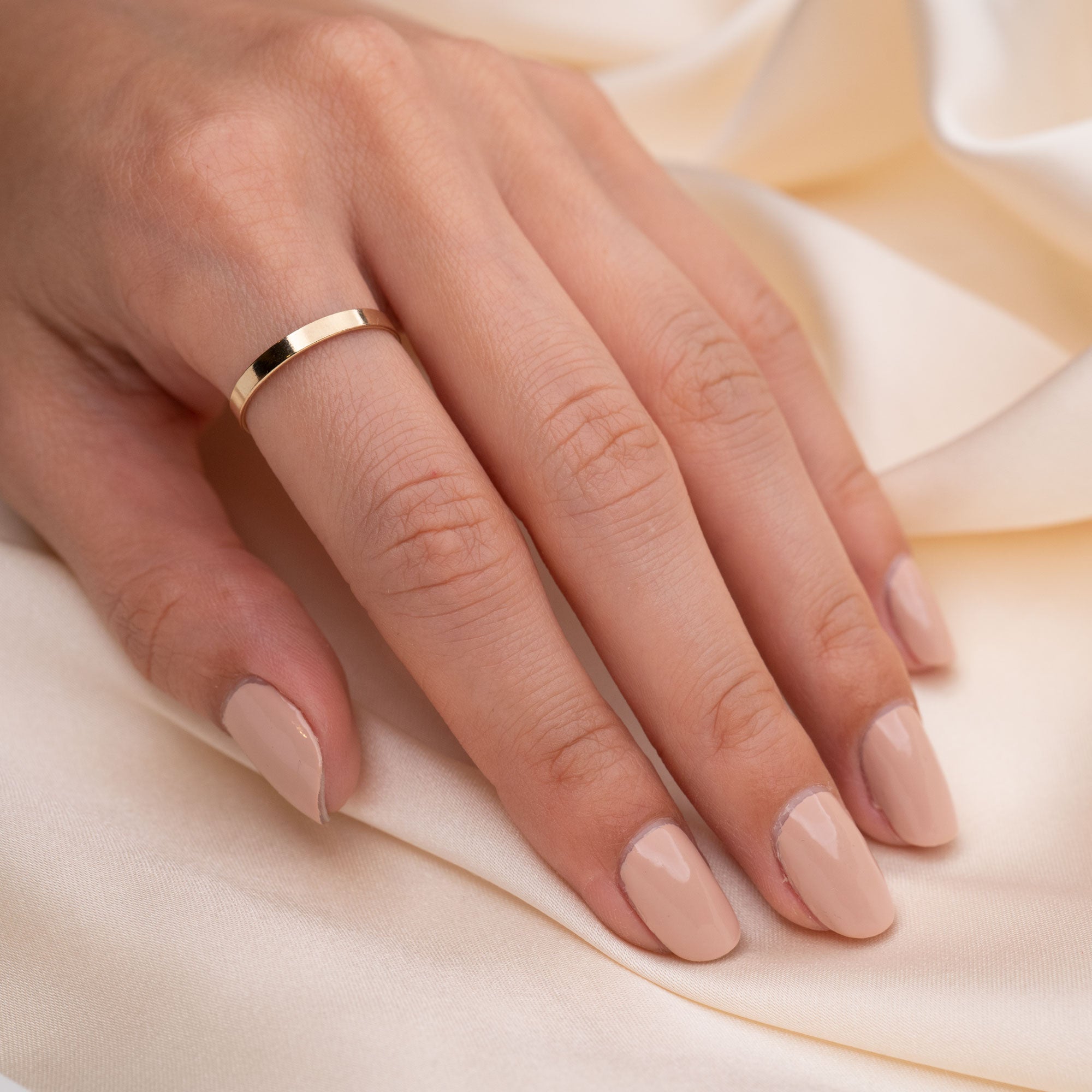 Gold Filled Flat Ring | 2.25mm