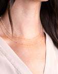 Gold Filled Satellite Necklace