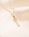 14k Key Necklace
