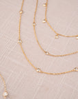 14k Diamond Yard Necklace .33 CTW