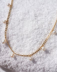 Gold Filled Cleo Pearl Necklace