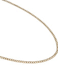Gold Filled Curb Link Necklace