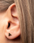 Gold Filled Triangle Studs