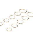 Gold Filled Endless Hoops