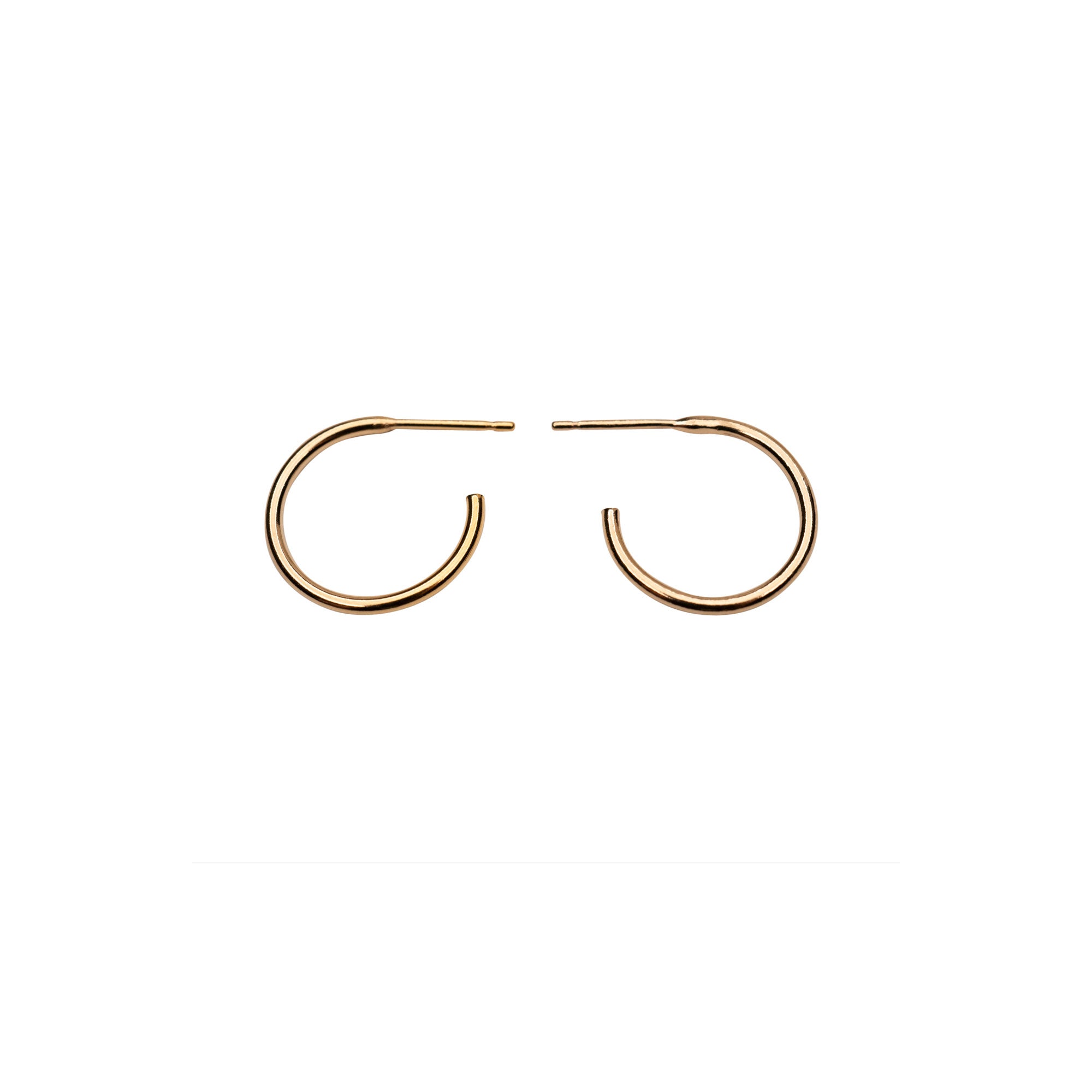 Gold Filled Post Hoops