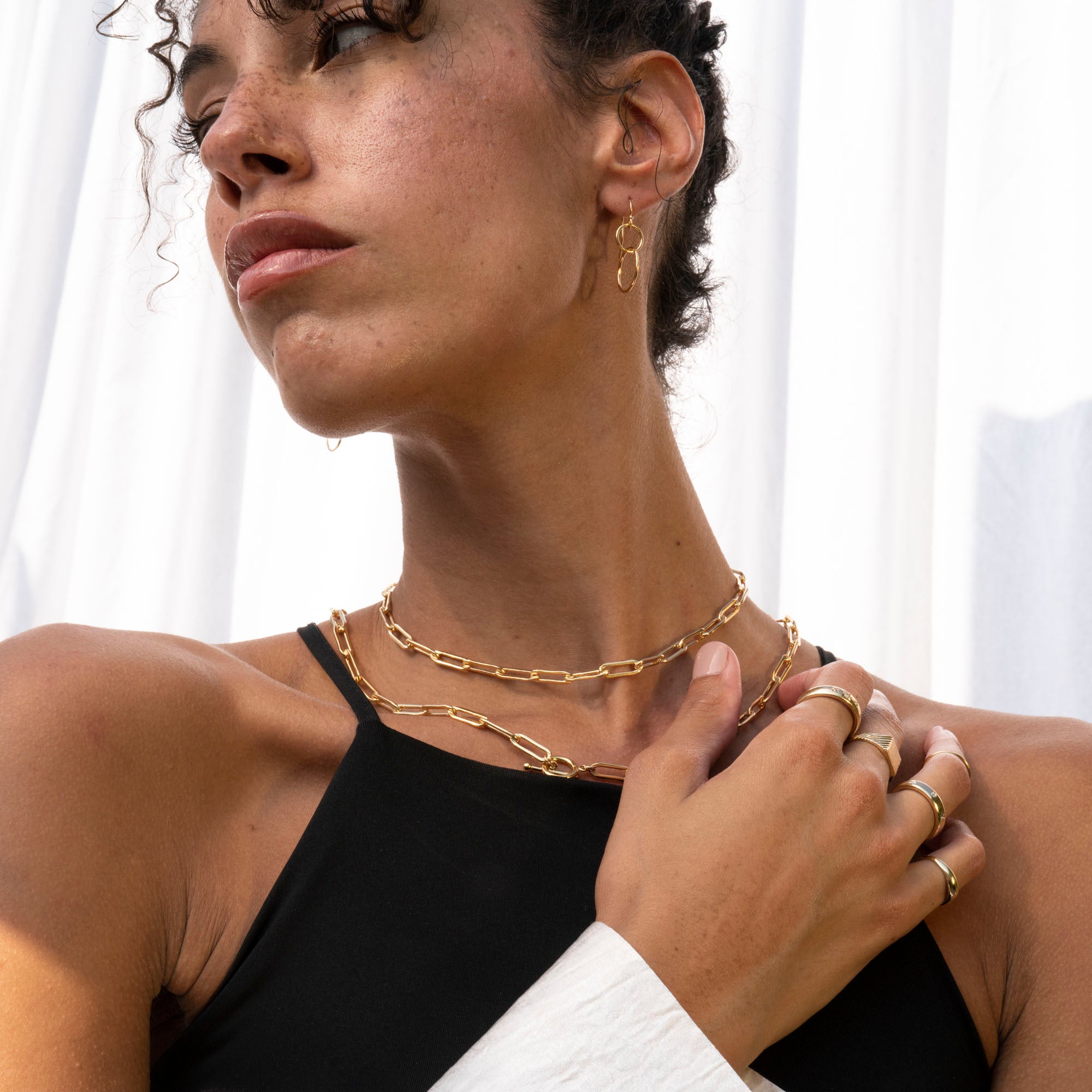 Gold Filled Loops Earrings