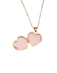 14k Heart Locket Necklace