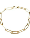 Gold Filled Paperclip XL Bracelet