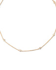 14k Diamond Yard Necklace .33 CTW