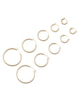 Clasp Hoops - Fine Jewelry