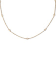 14k Diamond Yard Necklace .33 CTW