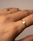 Gold Filled Flat Circle Ring