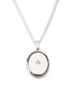 Diamond Oval Locket