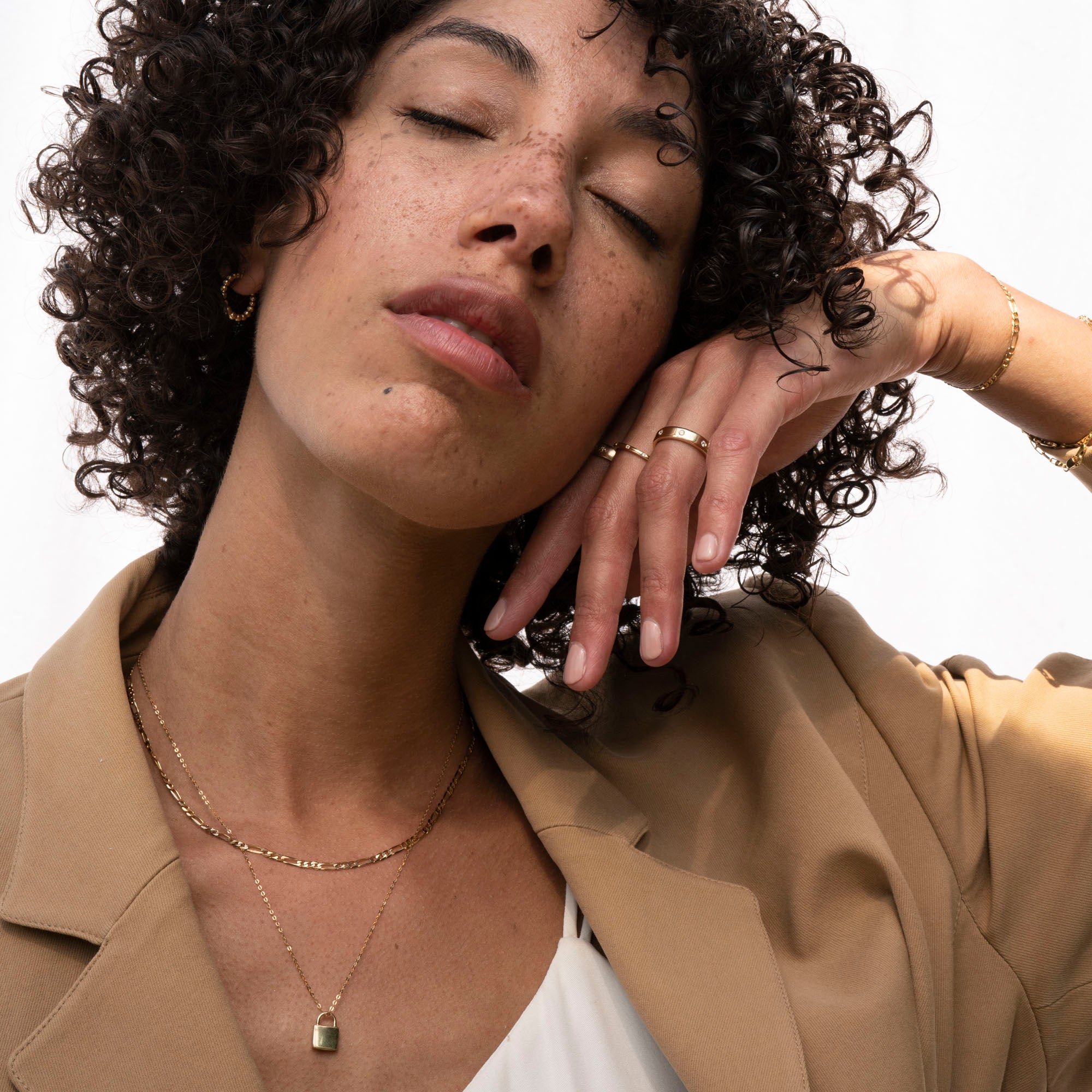 14k Gold Figaro Necklace