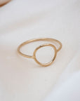 Gold Filled Full Moon Ring