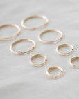 Gold Hoops | Gold Endless Hoops | 14k Gold Hoops | Endless Gold Hoops | 12mm Hoops | Dainty Hoops | Hoop Earrings | Endless Hoop Earrings