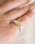 Signet Ring, Oval Signet Ring, Silver Signet Ring, Small Signet Ring, Ring Engraving, Personalized Signet Ring, Womens Signet Ring