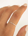 Silver Stackable Ring Set of 3
