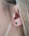 Gold Circle Studs, Gold Filled Studs, Cute Gold Studs, Gold Filled Studs, Earrings, Gold Filled Earrings, 14k Gold Studs, Simple Earrings