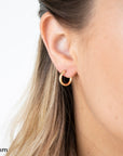 14k Gold filled Clasp Hoops, Gold Hoops, Lightweight Hoops, Clasp Hoops, Gold Filled Hoops, 14k Gold Hoops, Simple earrings, Classic Hoops