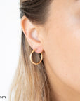 14k Gold filled Clasp Hoops, Gold Hoops, Lightweight Hoops, Clasp Hoops, Gold Filled Hoops, 14k Gold Hoops, Simple earrings, Classic Hoops