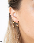 14k Gold filled Clasp Hoops, Gold Hoops, Lightweight Hoops, Clasp Hoops, Gold Filled Hoops, 14k Gold Hoops, Simple earrings, Classic Hoops