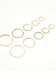 Gold Hoops | Gold Endless Hoops | 14k Gold Hoops | Endless Gold Hoops | 12mm Hoops | Dainty Hoops | Hoop Earrings | Endless Hoop Earrings