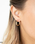 14k Gold filled Clasp Hoops, Gold Hoops, Lightweight Hoops, Clasp Hoops, Gold Filled Hoops, 14k Gold Hoops, Simple earrings, Classic Hoops