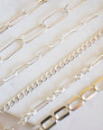 Sterling Silver Retro Bracelet, Sterling Silver Bracelet, Simple Silver Bracelet, Chain and Link Bracelet, Bracelet, Chain Bracelet