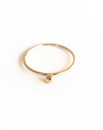 Unique Stackable Gold Ring, Dot Ring, Gold Stackable Ring, Dainty Gold Ring, Gold Stacker, For Him or For Her, Thin Stackable Rings