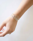 Sterling Silver Retro Bracelet, Sterling Silver Bracelet, Simple Silver Bracelet, Chain and Link Bracelet, Bracelet, Chain Bracelet