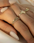 14k Thin Signet Ring | 14k Solid Gold Signet, Simple Signet Ring, Unique Signet Ring, Holiday Gift, Gold Signet Ring, Dainty Signet Ring