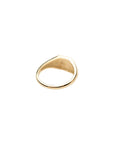 14k Gold Geometric Signet Ring