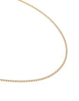 Gold Filled Thin Curb Link Necklace