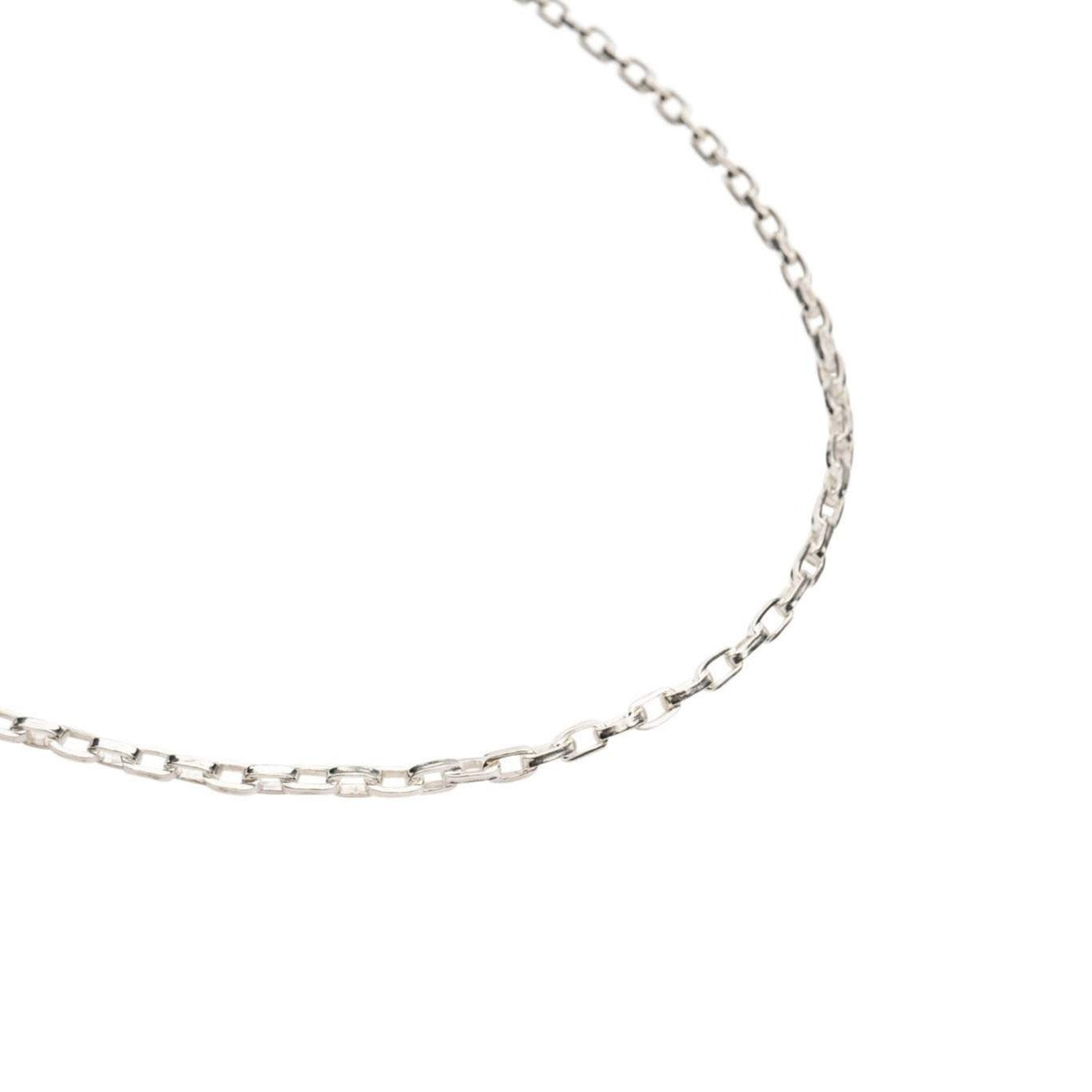 Silver Rollo Necklace