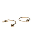 Gold Filled Dot Endless Hoops