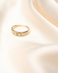 14k Starry Night Dome Ring