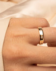 14k Gypsy Set Diamond Ring, 14k